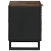 Cabinet de noptieră 40x33.5x46 cm Lemn masiv de nuc - WALTI WALTI