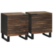 Dulapuri de noptiere 2 pcs 40x33.5x46 cm Lemn masiv Mango - WALTI WALTI