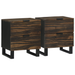 Noptiere 2 buc 40x33.5x46 cm Lemn masiv de mango - WALTI WALTI