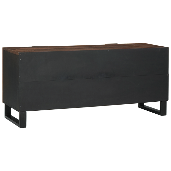 Dulap TV 105x33.5x46 cm Lemn masiv de nuc - WALTI WALTI