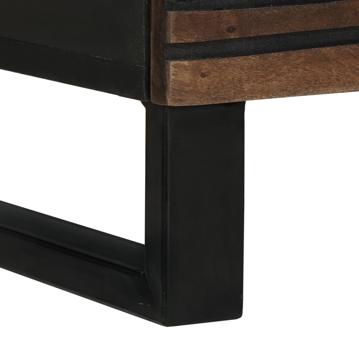 Cabinet de noapte 50x33x60 cm din lemn solid de mango și lemn compus - WALTI WALTI