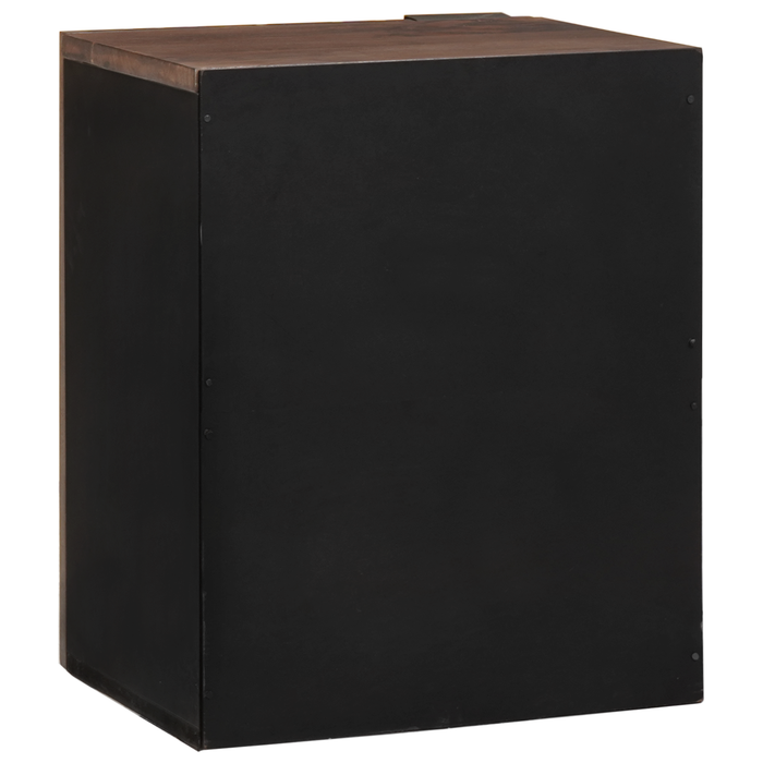 Cabinet Suspendat de Baie 38x33.5x48 cm Lemn Masiv și Lemn Compozit - WALTI WALTI