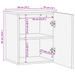 Cabinet Suspendat de Baie 38x33.5x48 cm Lemn Masiv și Lemn Compozit - WALTI WALTI