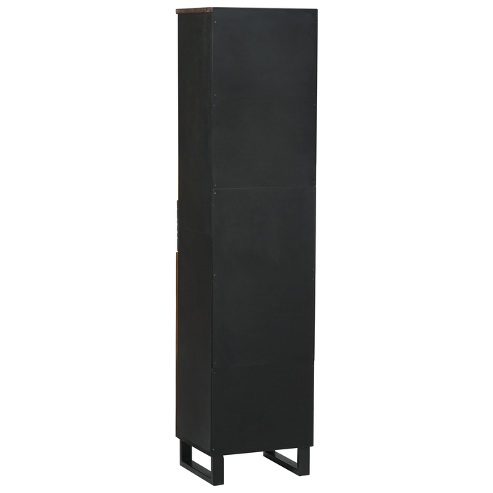 Seturi de mobilier pentru baie cu sertar cu raft Dungi Maro 38 x 33 x 160 cm - WALTI WALTI