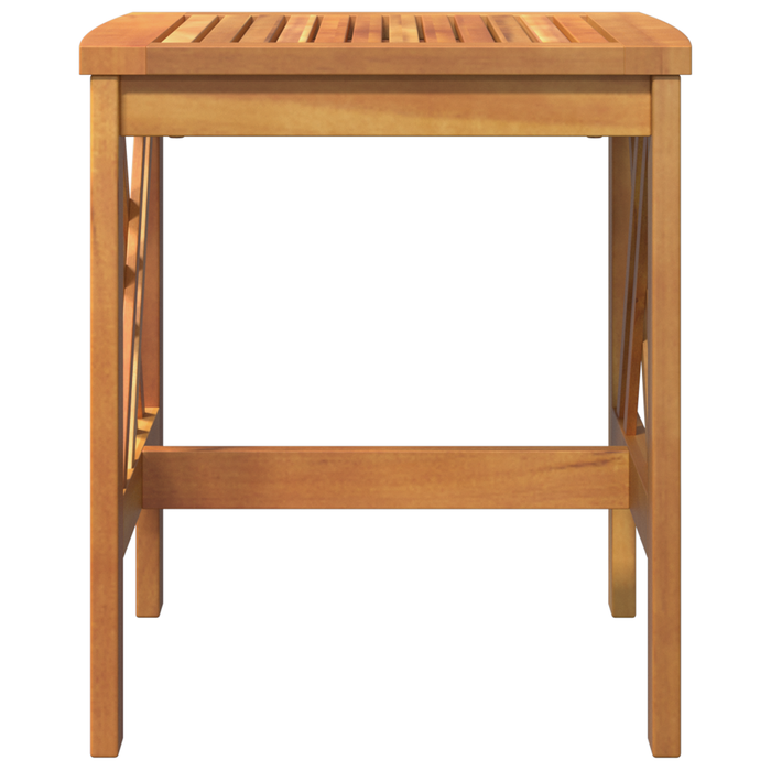 Masă laterală de grădină, maro, 45x45x50 cm, lemn masiv acacia - WALTI WALTI