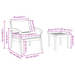 Set Bistro 3 Piese cu Perne - Lemn Solid de Acacia - WALTI WALTI