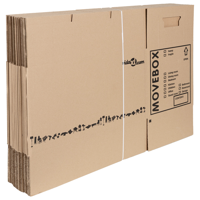 Cutii pentru mutare 20 pcs 59 x 31.5 x 31.5 cm Carton - WALTI WALTI