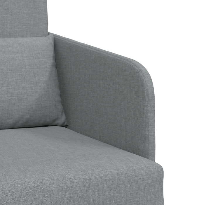 Sofa Pat 2-in-1 Gri Deschis 65x80x83 cm Tesatură - WALTI WALTI