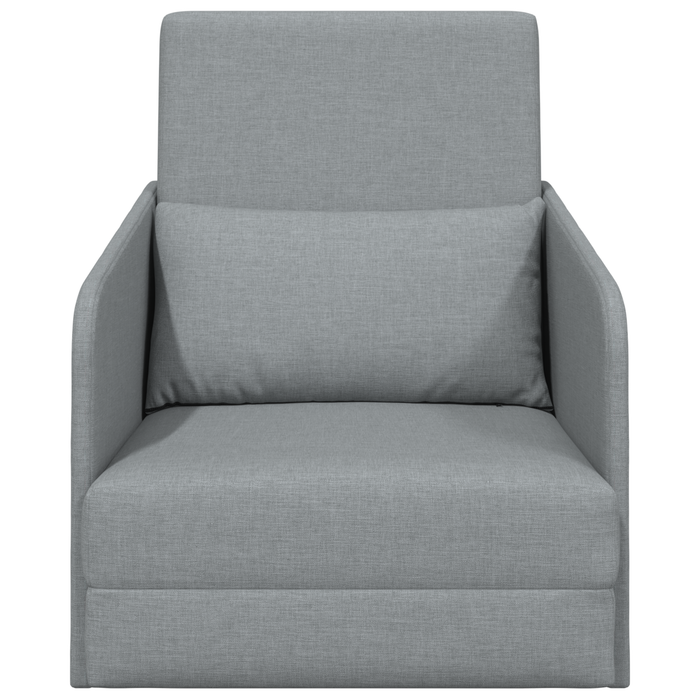 Sofa Pat 2-in-1 Gri Deschis 65x80x83 cm Tesatură - WALTI WALTI