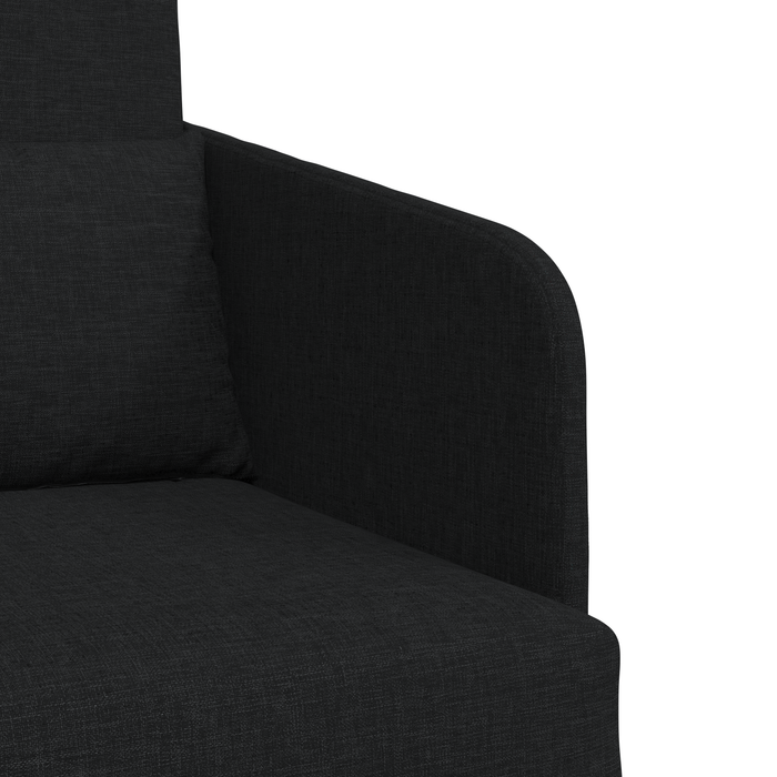 Sofa Pat 2-in-1 Negru 65x80x83 cm Material - WALTI WALTI