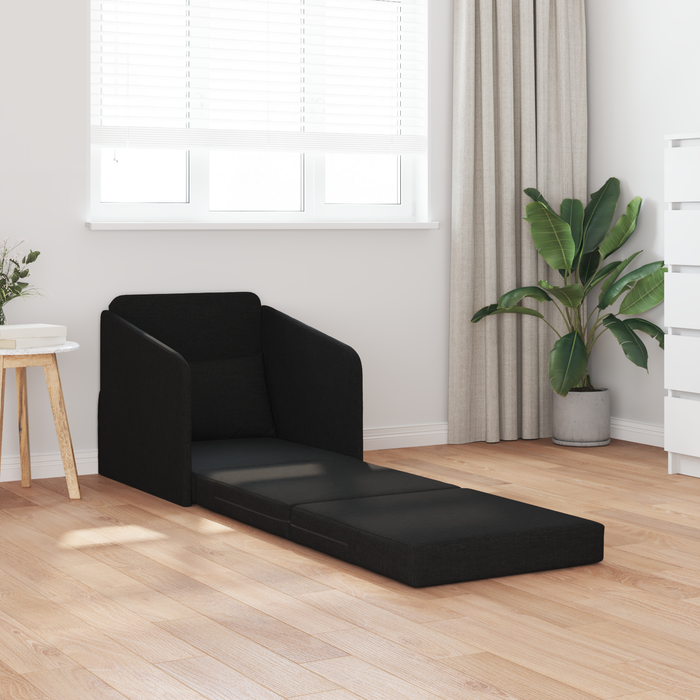 Sofa Pat 2-in-1 Negru 65x80x83 cm Material - WALTI WALTI