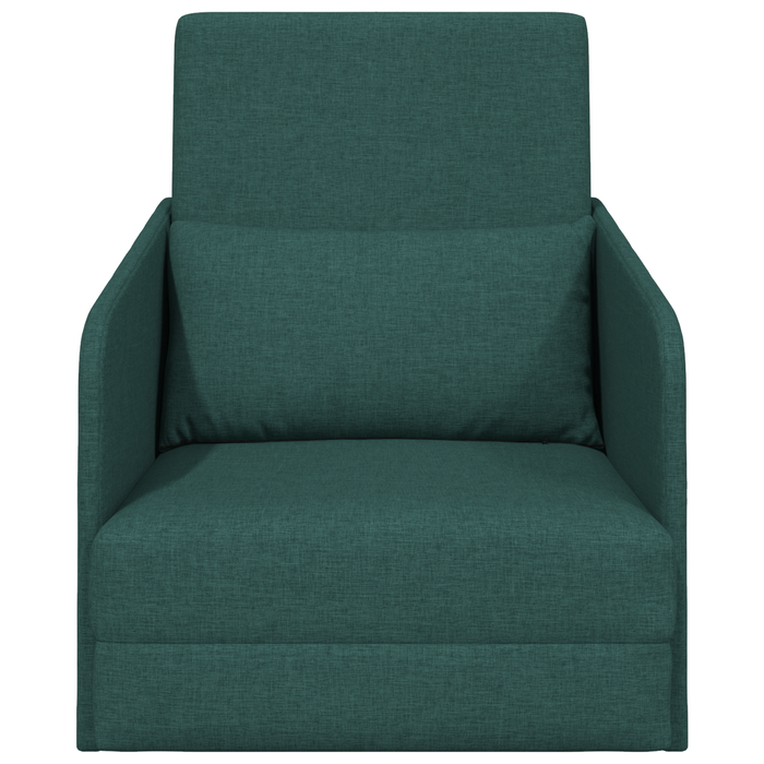 Sofa Pat pe Podea 2-in-1 Verde închis 65x80x83 cm Material - WALTI WALTI
