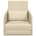 Sofa Pat 2 în 1 Crem 65x80x83 cm Țesătură - WALTI WALTI