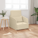 Sofa Pat 2 în 1 Crem 65x80x83 cm Țesătură - WALTI WALTI