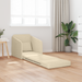Sofa Pat 2 în 1 Crem 65x80x83 cm Țesătură - WALTI WALTI
