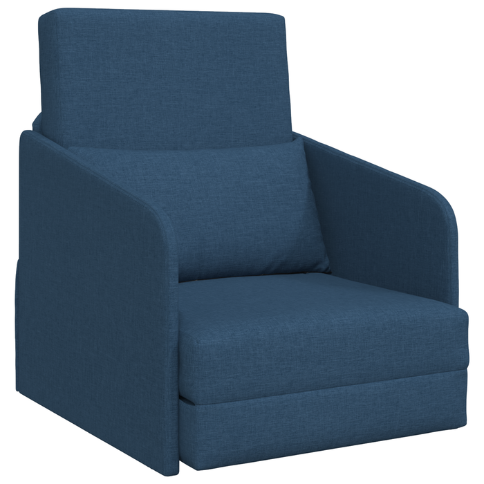 Sofa Pat pentru Podea 2-in-1 Albastru 65x80x83 cm Material - WALTI WALTI