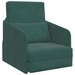 Canapea Pat 2-in-1 Verde Închis 65x80x83 cm Catifea - WALTI WALTI