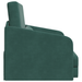 Canapea Pat 2-in-1 Verde Închis 65x80x83 cm Catifea - WALTI WALTI