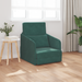 Canapea Pat 2-in-1 Verde Închis 65x80x83 cm Catifea - WALTI WALTI