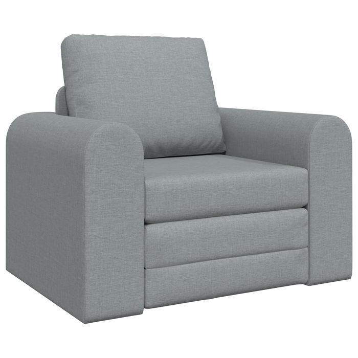 Canapea Pat 2-in-1 Gri Deschis 98x71x83 cm Material Textil - WALTI WALTI