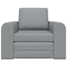 Canapea Pat 2-in-1 Gri Deschis 98x71x83 cm Material Textil - WALTI WALTI