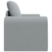Canapea Pat 2-in-1 Gri Deschis 98x71x83 cm Material Textil - WALTI WALTI