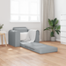Canapea Pat 2-in-1 Gri Deschis 98x71x83 cm Material Textil - WALTI WALTI