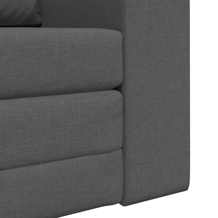 Sofa extensibil 2-în-1 gri închis 98x71x83 cm țesătură - WALTI WALTI