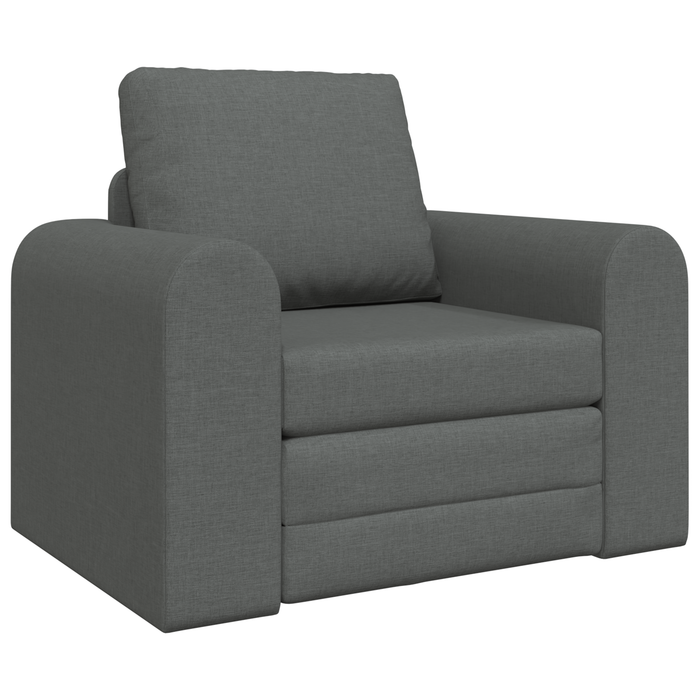 Sofa extensibil 2-în-1 gri închis 98x71x83 cm țesătură - WALTI WALTI