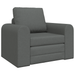 Sofa extensibil 2-în-1 gri închis 98x71x83 cm țesătură - WALTI WALTI