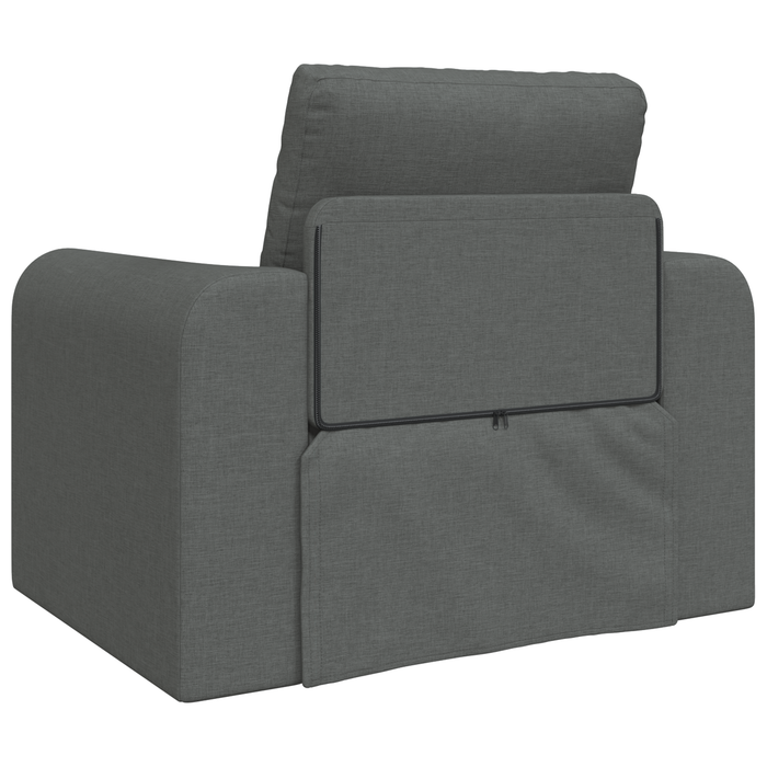 Sofa extensibil 2-în-1 gri închis 98x71x83 cm țesătură - WALTI WALTI