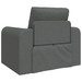 Sofa extensibil 2-în-1 gri închis 98x71x83 cm țesătură - WALTI WALTI