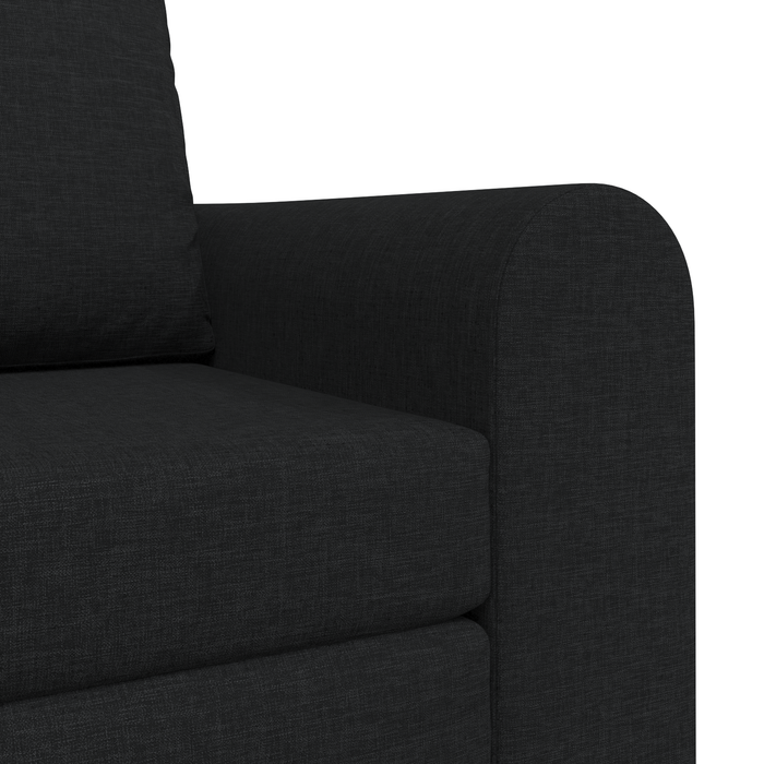 Sofa Pat 2 în 1 Negru 98x71x83 cm Țesătură - WALTI WALTI
