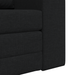 Sofa Pat 2 în 1 Negru 98x71x83 cm Țesătură - WALTI WALTI