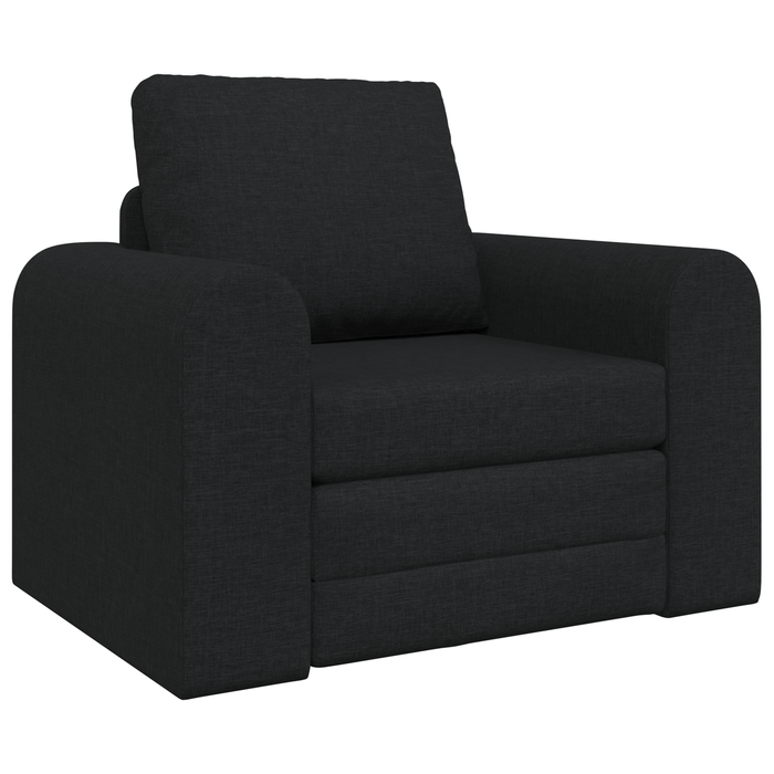 Sofa Pat 2 în 1 Negru 98x71x83 cm Țesătură - WALTI WALTI