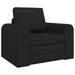 Sofa Pat 2 în 1 Negru 98x71x83 cm Țesătură - WALTI WALTI
