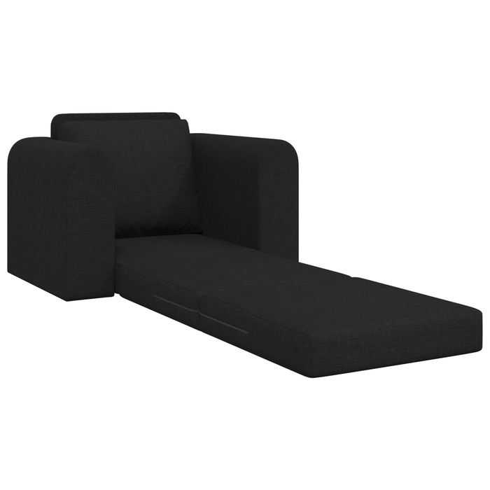 Sofa Pat 2 în 1 Negru 98x71x83 cm Țesătură - WALTI WALTI