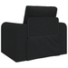 Sofa Pat 2 în 1 Negru 98x71x83 cm Țesătură - WALTI WALTI
