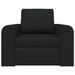 Sofa Pat 2 în 1 Negru 98x71x83 cm Țesătură - WALTI WALTI