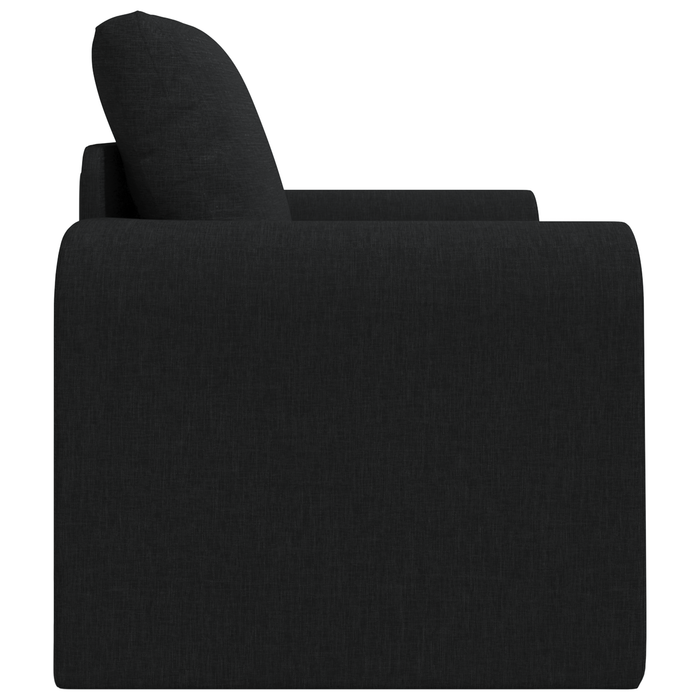 Sofa Pat 2 în 1 Negru 98x71x83 cm Țesătură - WALTI WALTI