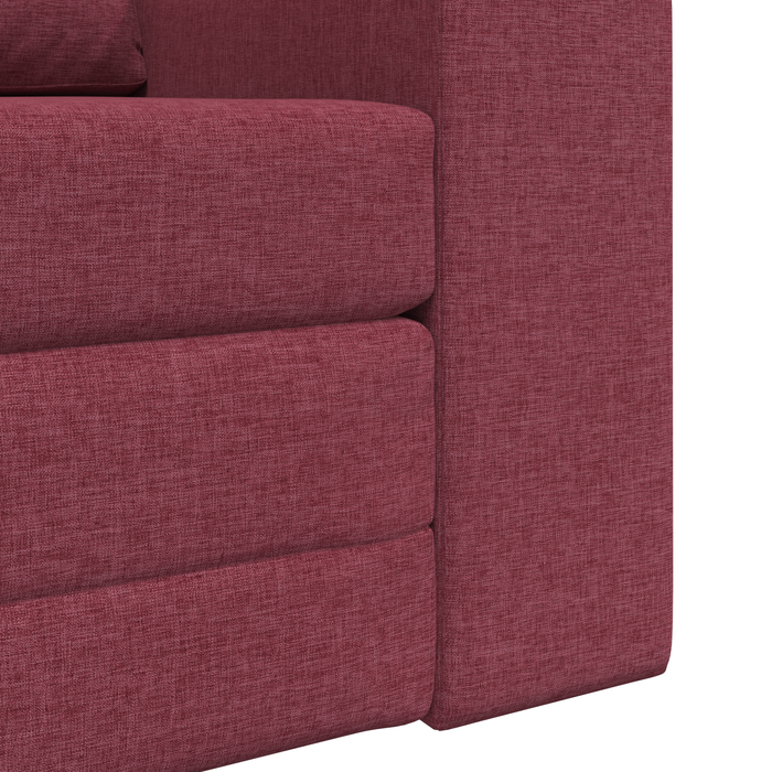 Canapea Pat 2-in-1 Bordo 98x71x83 cm Țesătură - WALTI WALTI