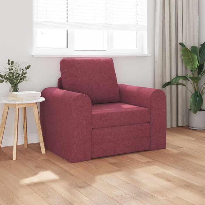 Canapea Pat 2-in-1 Bordo 98x71x83 cm Țesătură - WALTI WALTI