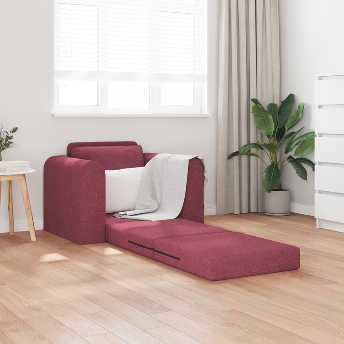 Canapea Pat 2-in-1 Bordo 98x71x83 cm Țesătură - WALTI WALTI