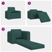 Sofa Pat de Podea 2 în 1 Verde Întunecat 98x71x83 cm Textil - WALTI WALTI