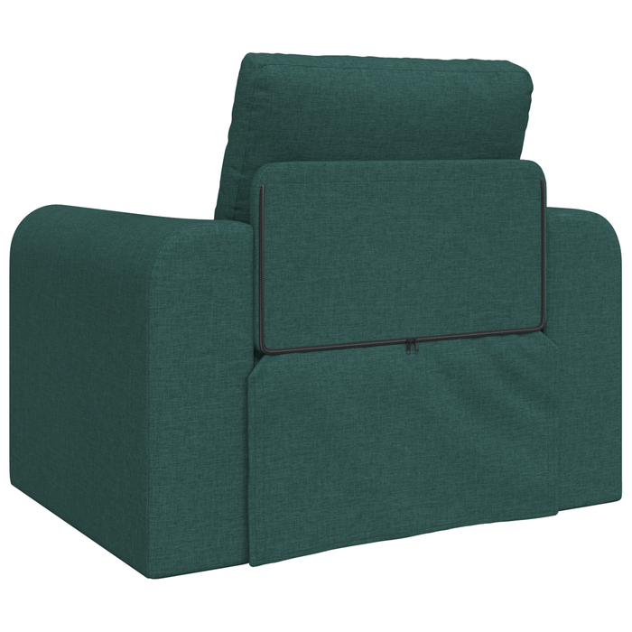 Sofa Pat de Podea 2 în 1 Verde Întunecat 98x71x83 cm Textil - WALTI WALTI
