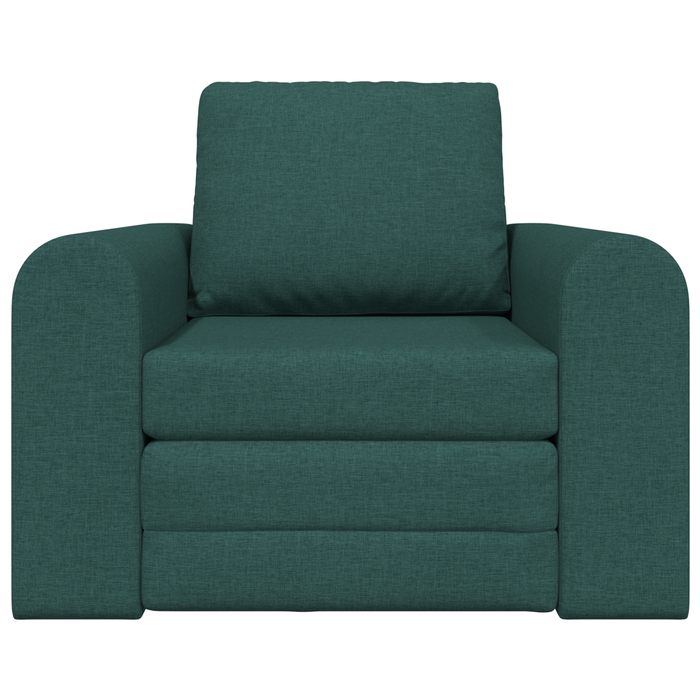 Sofa Pat de Podea 2 în 1 Verde Întunecat 98x71x83 cm Textil - WALTI WALTI