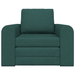 Sofa Pat de Podea 2 în 1 Verde Întunecat 98x71x83 cm Textil - WALTI WALTI
