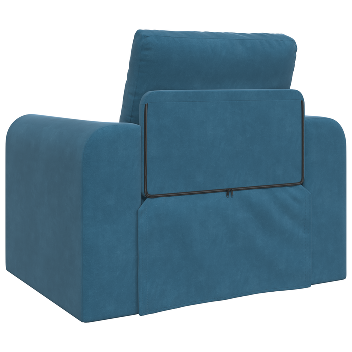 Canapea Pat 2 în 1 Albastră 98x71x83 cm Velvet - WALTI WALTI