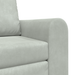 Canapea Pat 2 în 1 Gri Deschis 98x71x83 cm Catifea - WALTI WALTI
