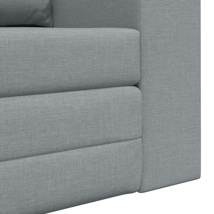 Canapea extensibilă 2 în 1 Gri deschis 148x71x83 cm Fabri - WALTI WALTI